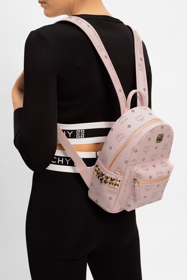 Mcm baby pink on sale backpack